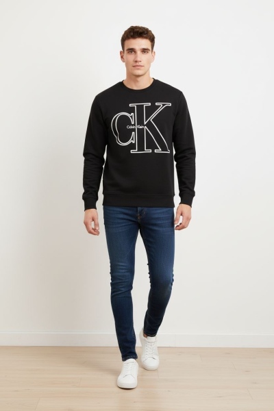 CK PREMİUM SİYAH SWEATSHİRT