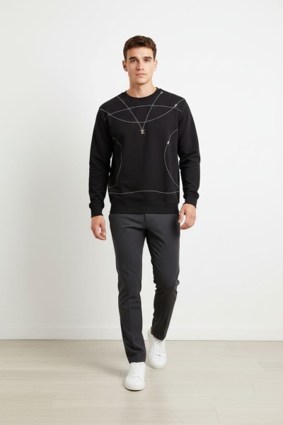LV SİYAH SWEATSHİRT