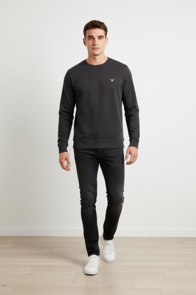 GANT SİYAH SWEATSHİRT